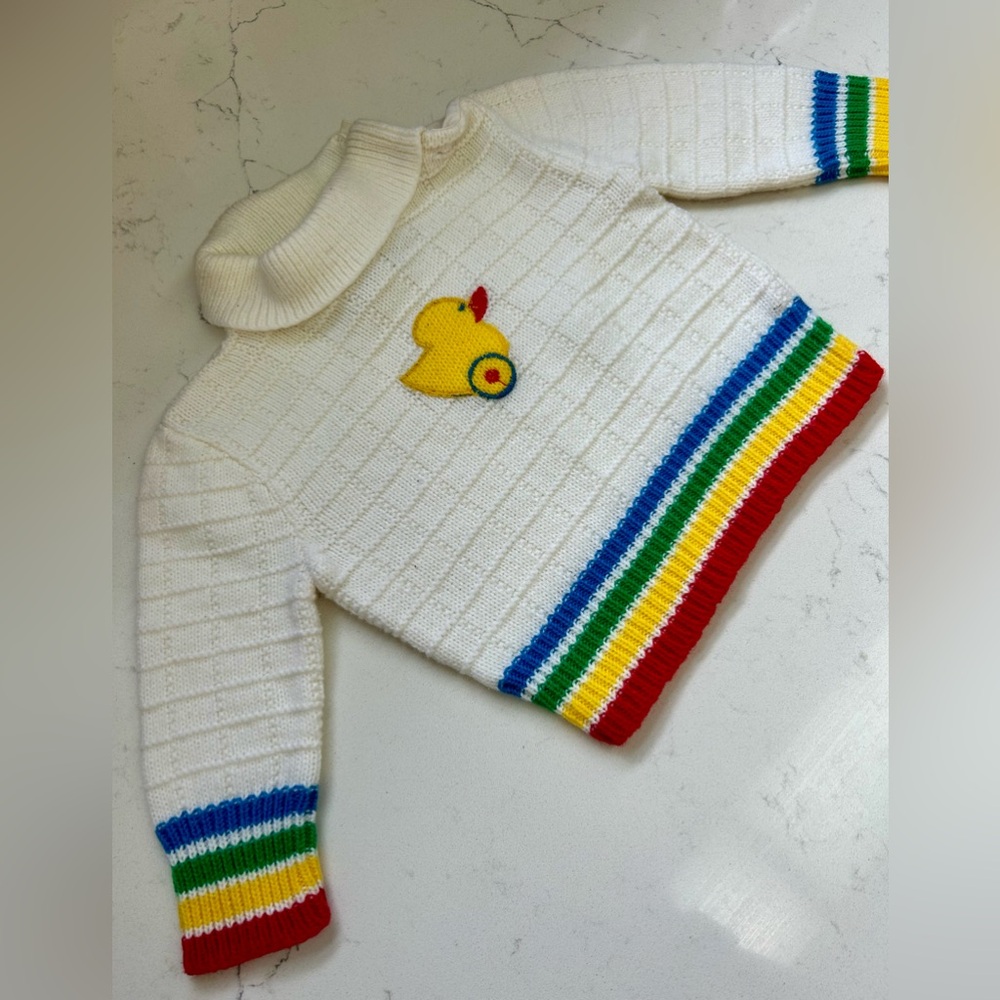 Vintage infant sweater